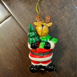 Trinket box Reindeer Ornament